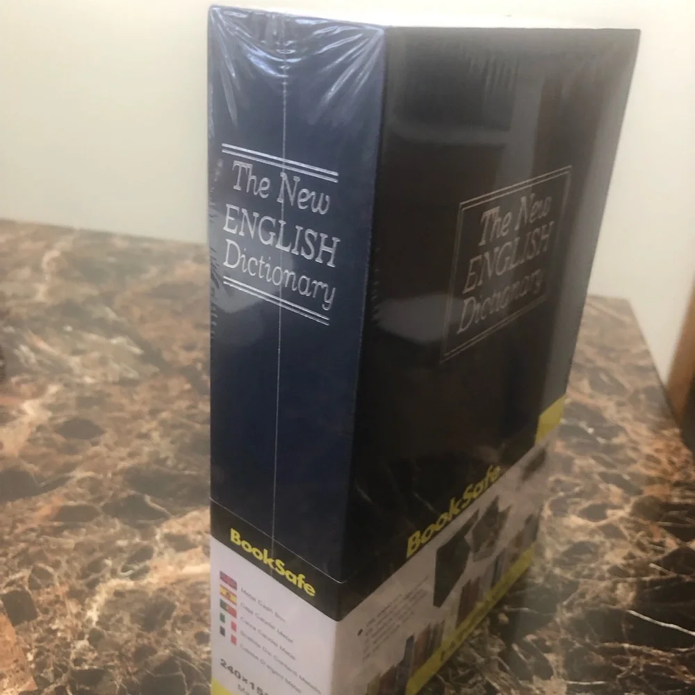 HomeSafe Eterna Blue Book Safe with Password Lock(New)